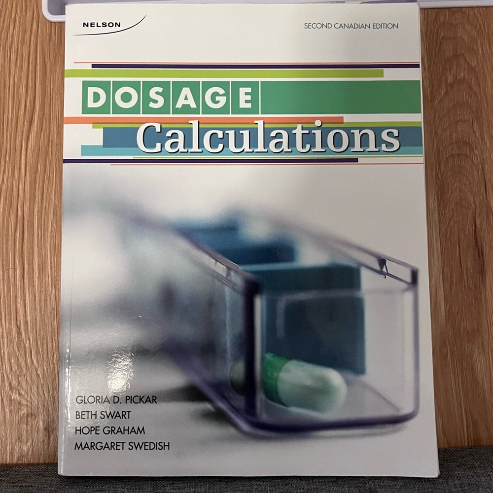 Dosage calculations. Nursing textbook